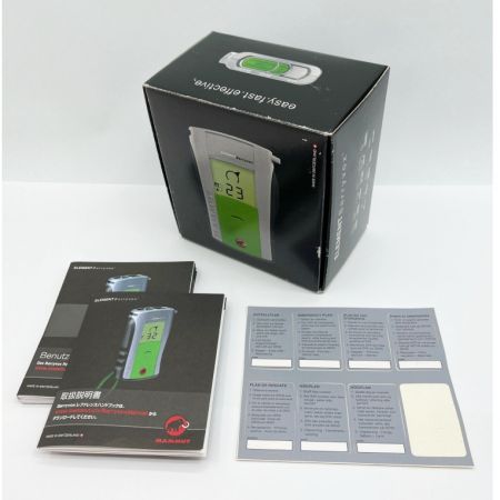  MAMMUT マムート エレメントバリーボックス ビーコン 雪山 ELEMENT  Barryvox グレー/グリーン系