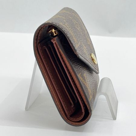  LOUIS VUITTON ルイヴィトン モノグラム ポルトフォイユ・ヴィクトリーヌ 3つ折り財布 イニシャル入 M62472 ブラウン