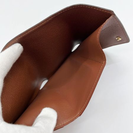  LOUIS VUITTON ルイヴィトン モノグラム ポルトフォイユ・ヴィクトリーヌ 3つ折り財布 イニシャル入 M62472 ブラウン