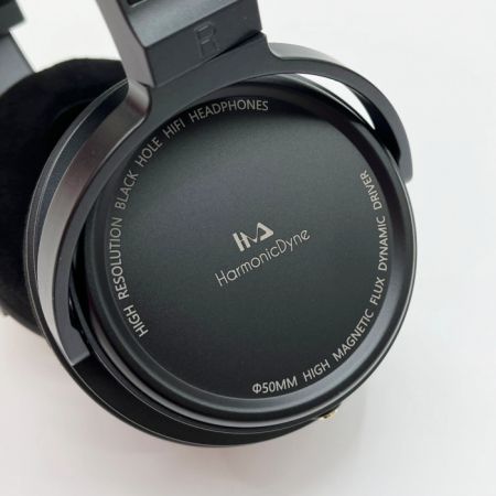  HarmonicDyne ヘッドホン Black Hole 有線 ブラック