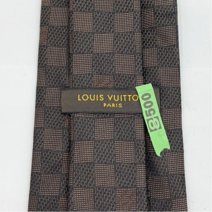 B*】様 Louis Vuitton ダミエ柄 ネクタイ ルイヴィトン ダミエ ネクタイ LOUIS VUITTON ネクタイ メンズ