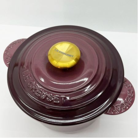  LE CREUSET ルクルーゼ ココットエブリィ18 両手鍋 ホーロー鍋 IH対応 パープル
