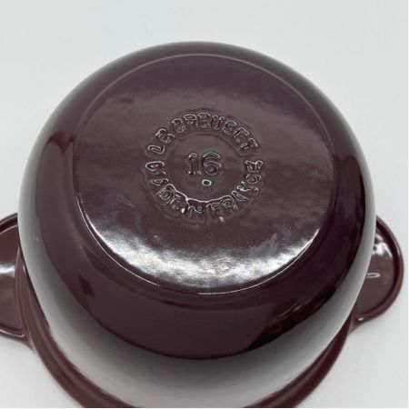  LE CREUSET ルクルーゼ ココットエブリィ18 両手鍋 ホーロー鍋 IH対応 パープル