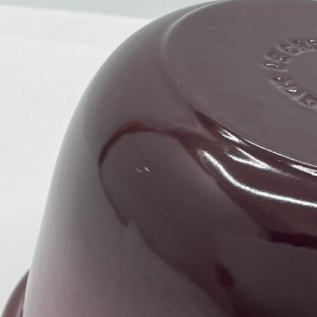  LE CREUSET ルクルーゼ ココットエブリィ18 両手鍋 ホーロー鍋 IH対応 パープル