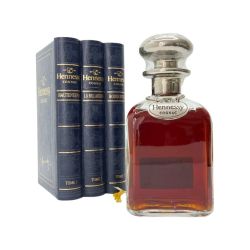 ◆◆ Hennessy ヘネシー ブランデー コニャック 700ml 箱付 40度 ライブラリーデキャンタ シルバートップ Bランク 未開栓