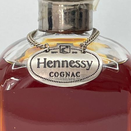  Hennessy ヘネシー ブランデー コニャック 700ml 箱付 40度 ライブラリーデキャンタ シルバートップ 未開栓