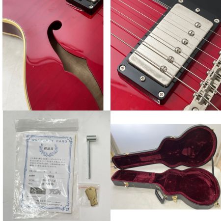  FUJIGEN セミアコースティックギター ギター Ｄ140830 NSA-HP/CH レッド系