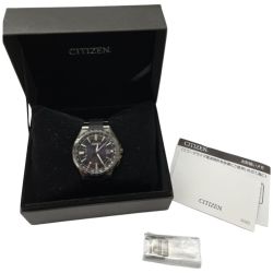 ◆◆ CITIZEN シチズン アテッサ　腕時計　エコドライブ　チタン　ブラック H145-S122619 Bランク