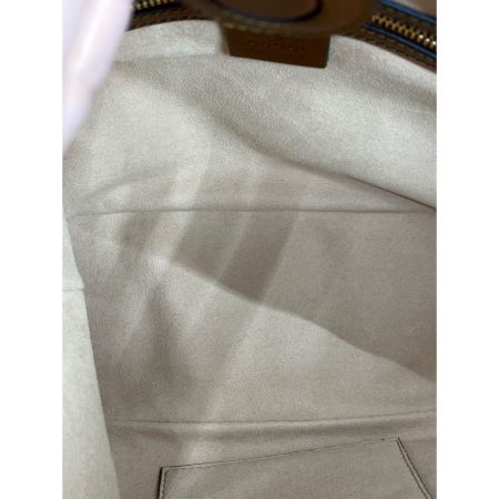  GUCCI グッチ GGスプリーム　ビー トートバッグ　ショルダーバッグ 473887 ブラウン