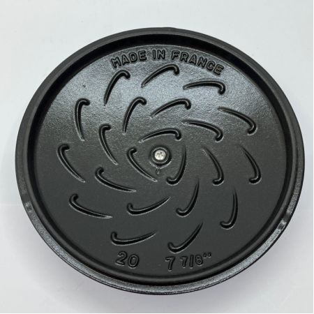  STAUB ストウブ ラ・ココット de GOHAN L 20cm ほうろう 両手鍋 1026726 ブルーベリー