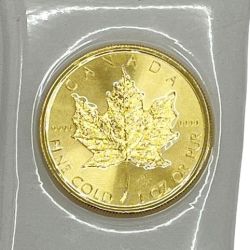 ◆◆ 金貨 カナダメイプルリーフ 金貨 K24 31.1g1OZ エリザベス Bランク