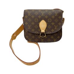 ◆◆ LOUIS VUITTON ルイヴィトン サンクルーGM　ショルダーバッグ　モノグラム M51242 ブラウン Bランク