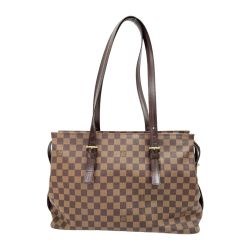 ◆◆ LOUIS VUITTON ルイヴィトン ダミエ チェルシー バッグ トートバッグ N51119 ブラウン Bランク