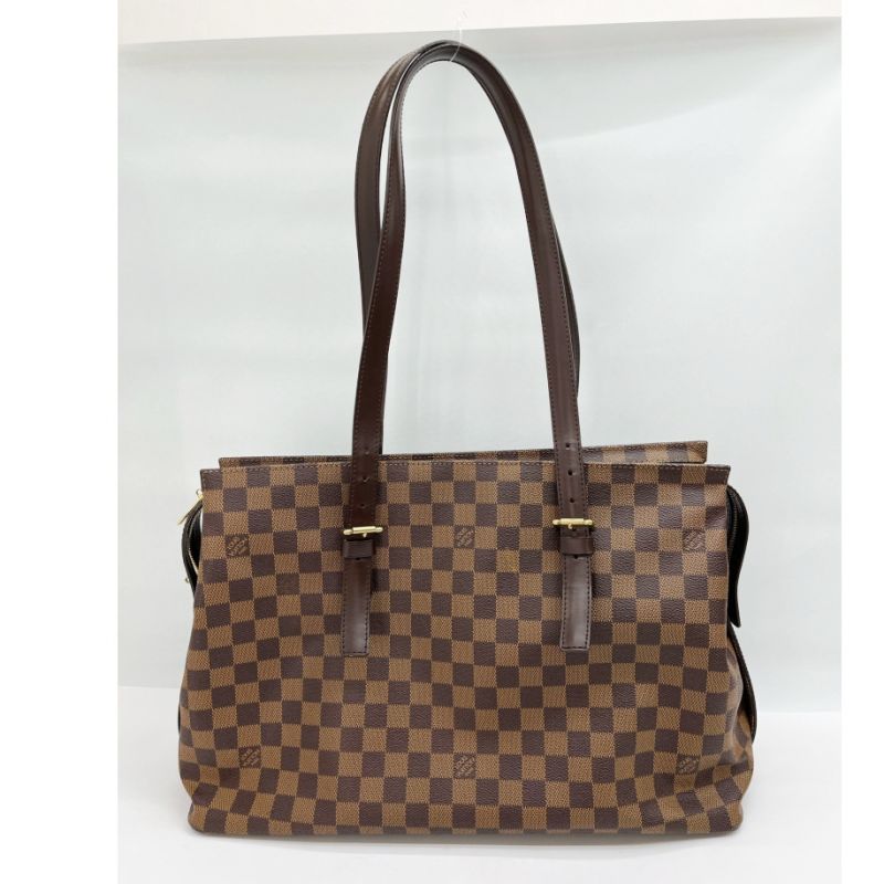 中古】 LOUIS VUITTON ルイヴィトン ダミエ チェルシー バッグ トート ...