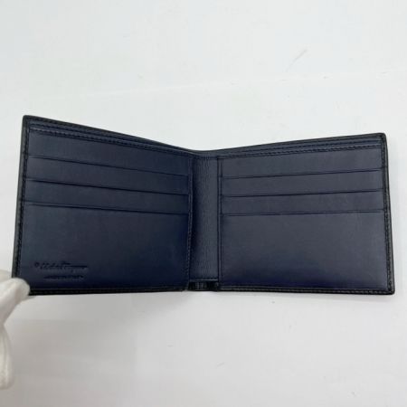  Salvatore Ferragamo サルヴァトーレフェラガモ 財布 2つ折り財布 ネイビー