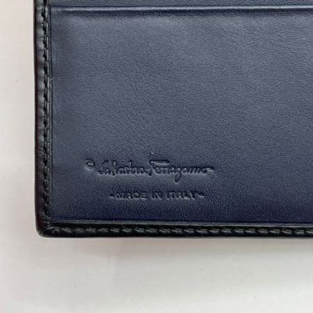  Salvatore Ferragamo サルヴァトーレフェラガモ 財布 2つ折り財布 ネイビー
