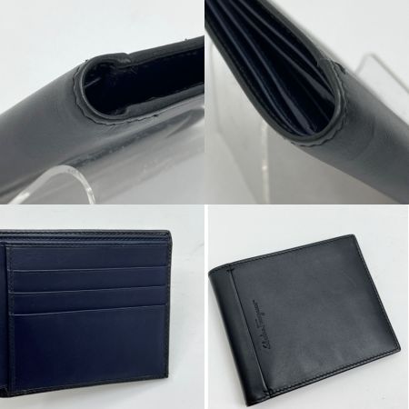  Salvatore Ferragamo サルヴァトーレフェラガモ 財布 2つ折り財布 ネイビー