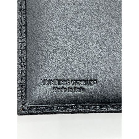 HUNTING WORLD ハンティングワールド 2つ折り財布　札入れ ブラック