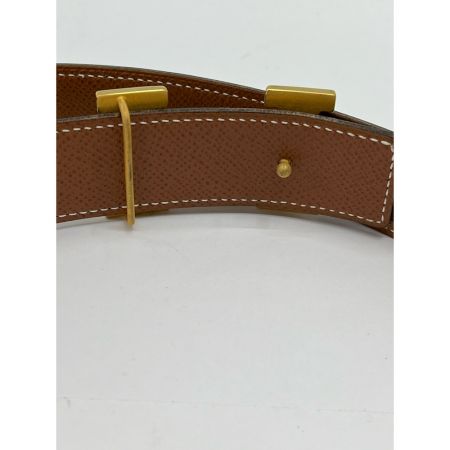  HERMES エルメス Hベルト　ⓧ1994年 ブラック×ゴールド