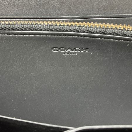  COACH コーチ 長財布 ラウンドファスナー 迷彩 F87189 黒/柄