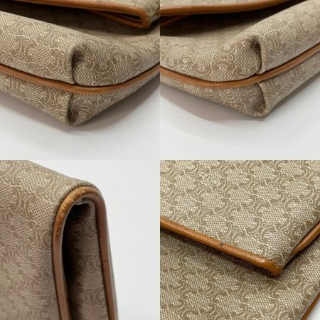  CELINE セリーヌ クラッチバッグ　折り畳み M06 ベージュ