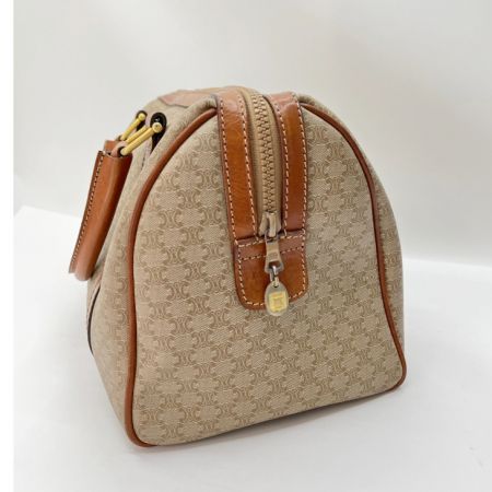  CELINE セリーヌ ミニボストン バッグ　マカダム M06 ベージュ