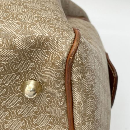  CELINE セリーヌ ミニボストン バッグ　マカダム M06 ベージュ