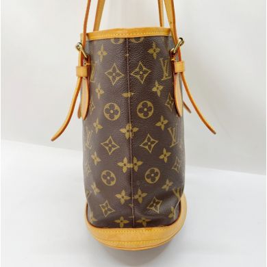 LOUIS VUITTON ルイヴィトン モノグラム プチ・バケット トートバッグ M42238 ブラウン｜中古｜なんでもリサイクルビッグバン