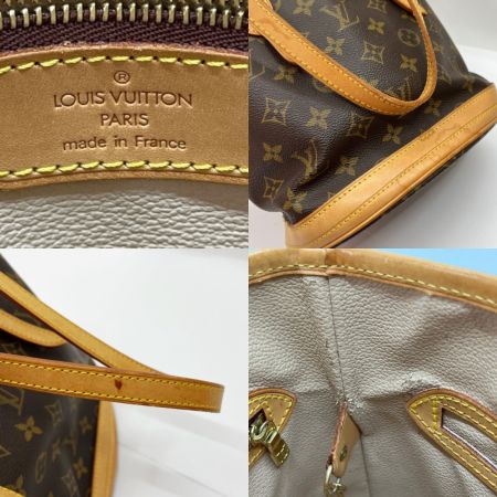 LOUIS VUITTON ルイヴィトン モノグラム プチ・バケット トートバッグ  M42238 ブラウン