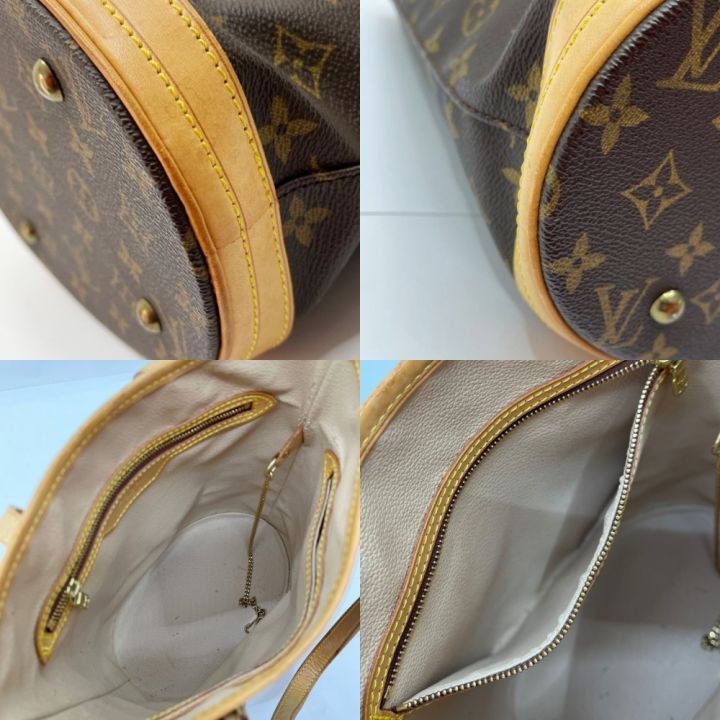 LOUIS VUITTON ルイヴィトン モノグラム プチ・バケット トートバッグ M42238 ブラウン｜中古｜なんでもリサイクルビッグバン