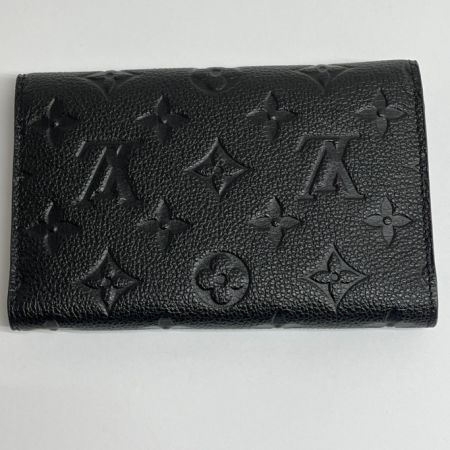  LOUIS VUITTON ルイヴィトン 財布　三つ折り　アンプラント ポルトフォイユ・キュリユーズ M60539 ブラック