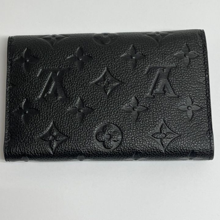 LOUIS VUITTON ルイヴィトン 財布 三つ折り アンプラント ポルトフォイユ・キュリユーズ M60539  ブラック｜中古｜なんでもリサイクルビッグバン