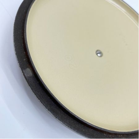  LE CREUSET ルクルーゼ 両手鍋 ホウロウ 20cm IH対応 ライトグレー