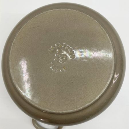  LE CREUSET ルクルーゼ 両手鍋 ホウロウ 20cm IH対応 ライトグレー