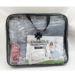 ◆◆ GEMMOVE アーシングマット 敷き毛布 電気敷き布団　サイズダブル 変換プラグ付 10-0932507 Sランク