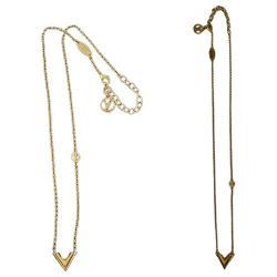 ◆◆ LOUIS VUITTON ルイヴィトン ネックレス・エセンシャル V ネックレス M00857 Aランク