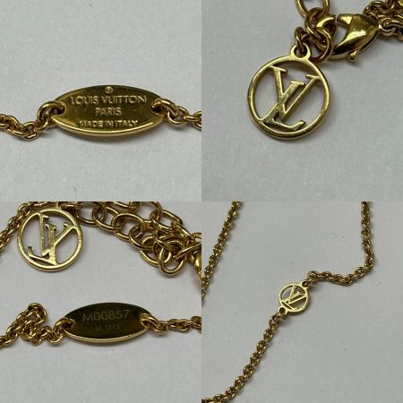  LOUIS VUITTON ルイヴィトン ネックレス・エセンシャル V ネックレス M00857