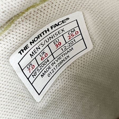  THE NORTH FACE ザノースフェイス ローカットスニーカースリッポン US7 25cm Vibram NF52004 グレー