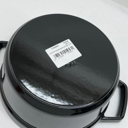  STAUB ストウブ ピコ・ココット ラウンド 両手鍋 ホウロウ鍋 20cm ブラック