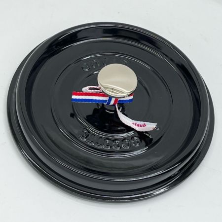  STAUB ストウブ ピコ・ココット ラウンド 両手鍋 ホウロウ鍋 20cm ブラック