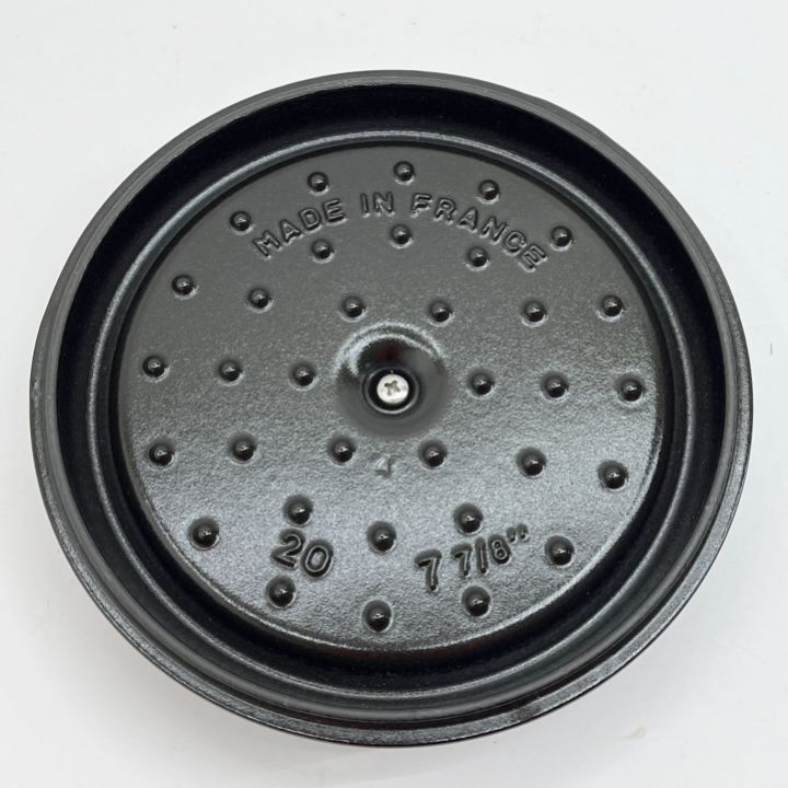 STAUB ストウブ ピコ・ココット ラウンド 両手鍋 ホウロウ鍋 20cm