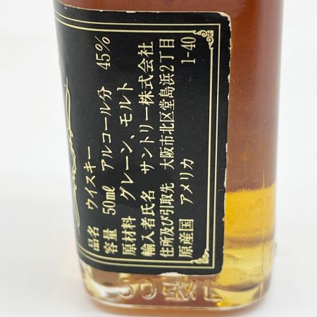  JACK DANIEL'S ジャックダニエル MASTER DISTILLER 50ml 45% 未開栓