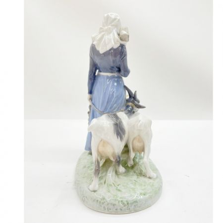  ROYAL COPENHAGEN ロイヤル・コペンハーゲン インテリア小物 置物 2匹の山羊と少女