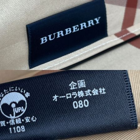  BURBERRY バーバリー 折り畳み傘 ノバチェック 