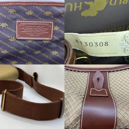  HUNTING WORLD ハンティングワールド ショルダーバッグ ネットポケット