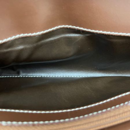  HUNTING WORLD ハンティングワールド 二つ折り 長財布 キャンバス レザー カーキ×ブラウン