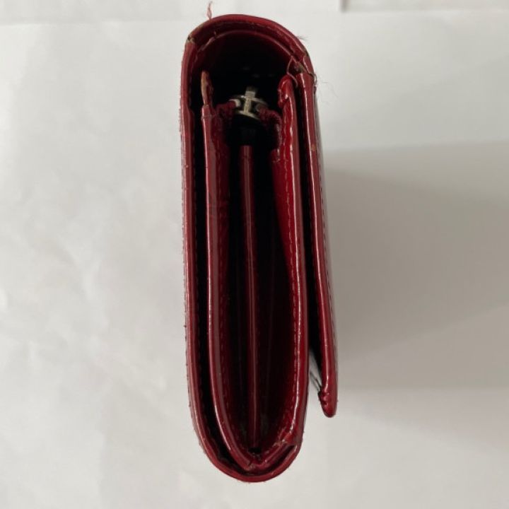 Cartier カルティエ 二つ折り財布 ハッピーバースデー レッド - 中古