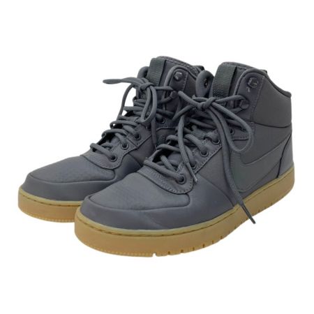  NIKE ナイキ コート ボロー MID ハイカットスニーカ 27.0cm US9 AA0547-001 グレー