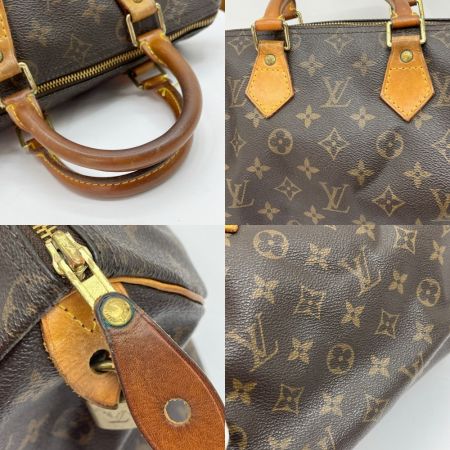  LOUIS VUITTON ルイヴィトン モノグラム スピーディ 25 バッグ ハンドバッグ M41109 ブラウン