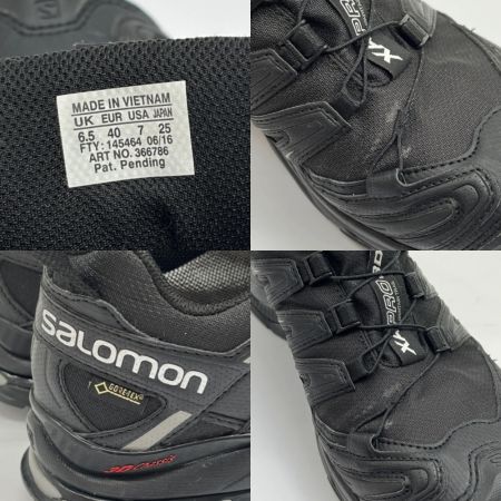  SALOMON サロモン シューズ トレイルランニングシューズ ゴアテックス 25.0cm US7 366786 ブラック
